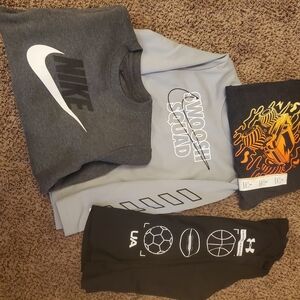 Nike Kids Gray and Black Shirts